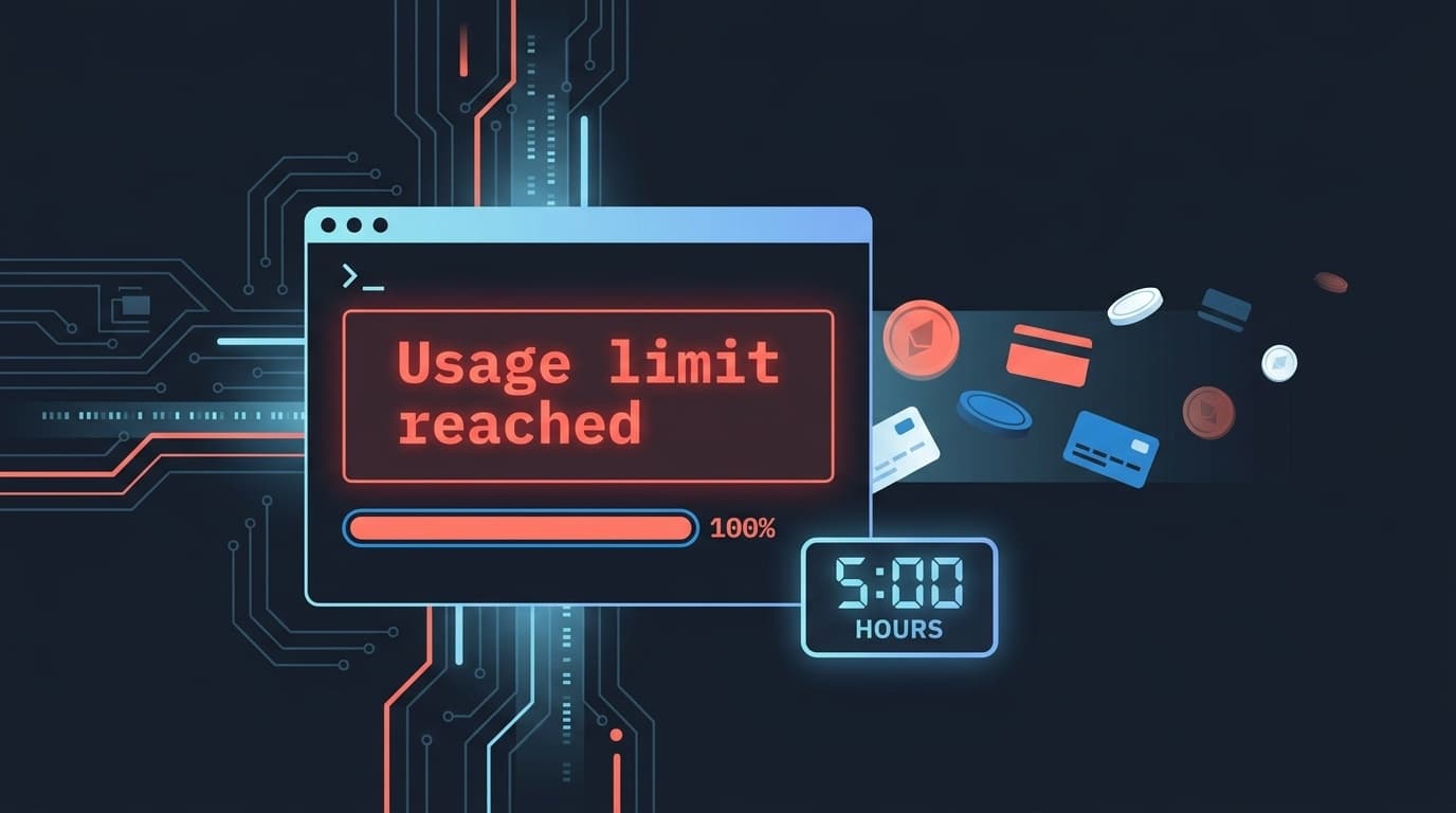 Claude Codeで「Usage limit reached」が出た—5時間ウィンドウと週次キャップの仕組み・節約術【2026年5月】