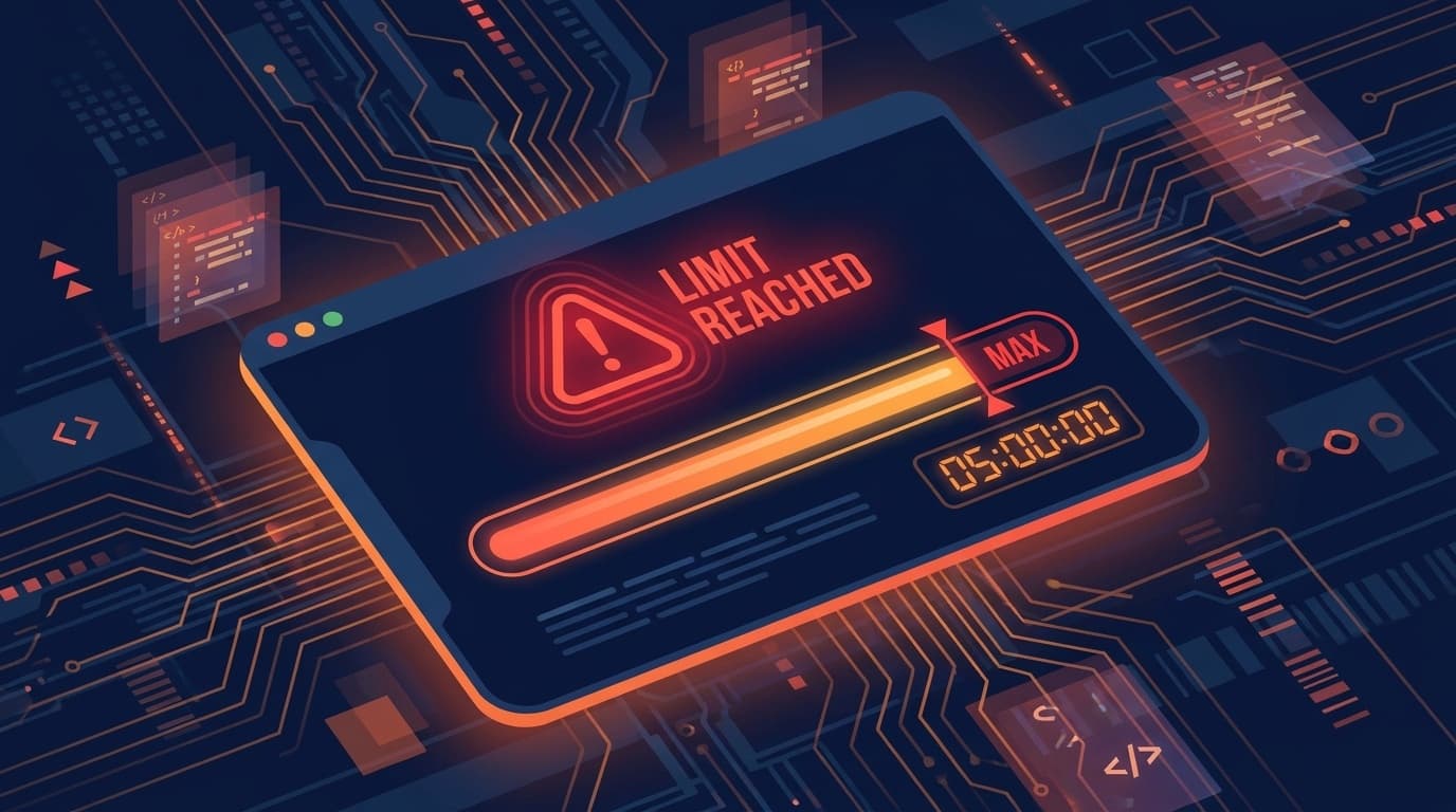 Codex「Usage limit reached」が早すぎる原因と対策【2026年5月】