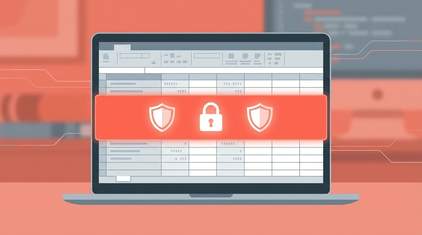 Excelのマクロがセキュリティリスクでブロックされた画面のイメージ