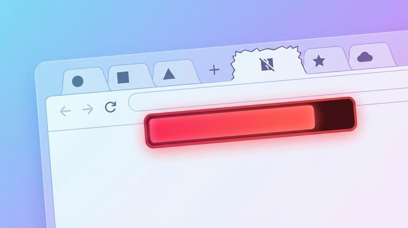Google Chromeのメモリセーバー設定とタブ管理による高速化のイメージ