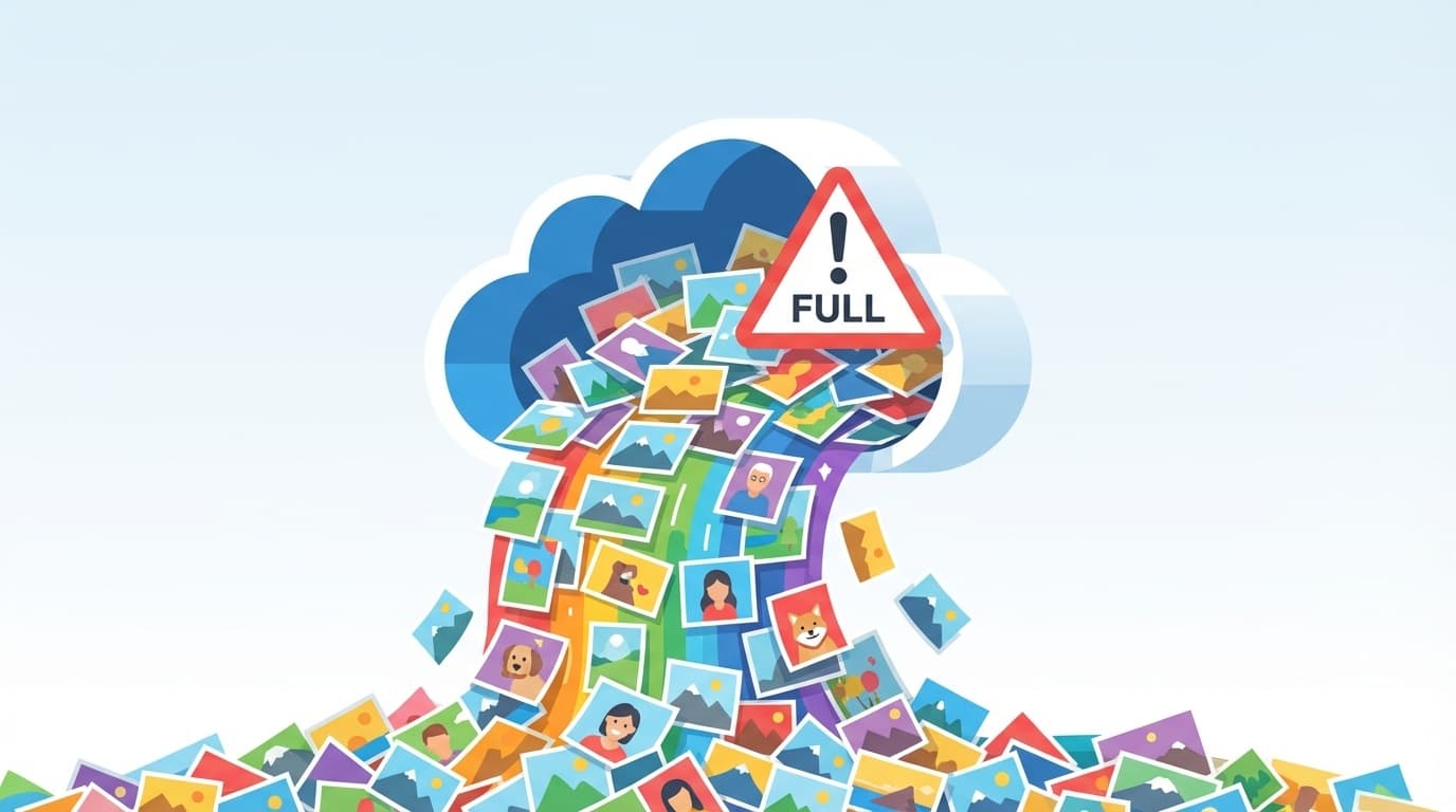 Googleフォトの容量がいっぱいになった時の対処法