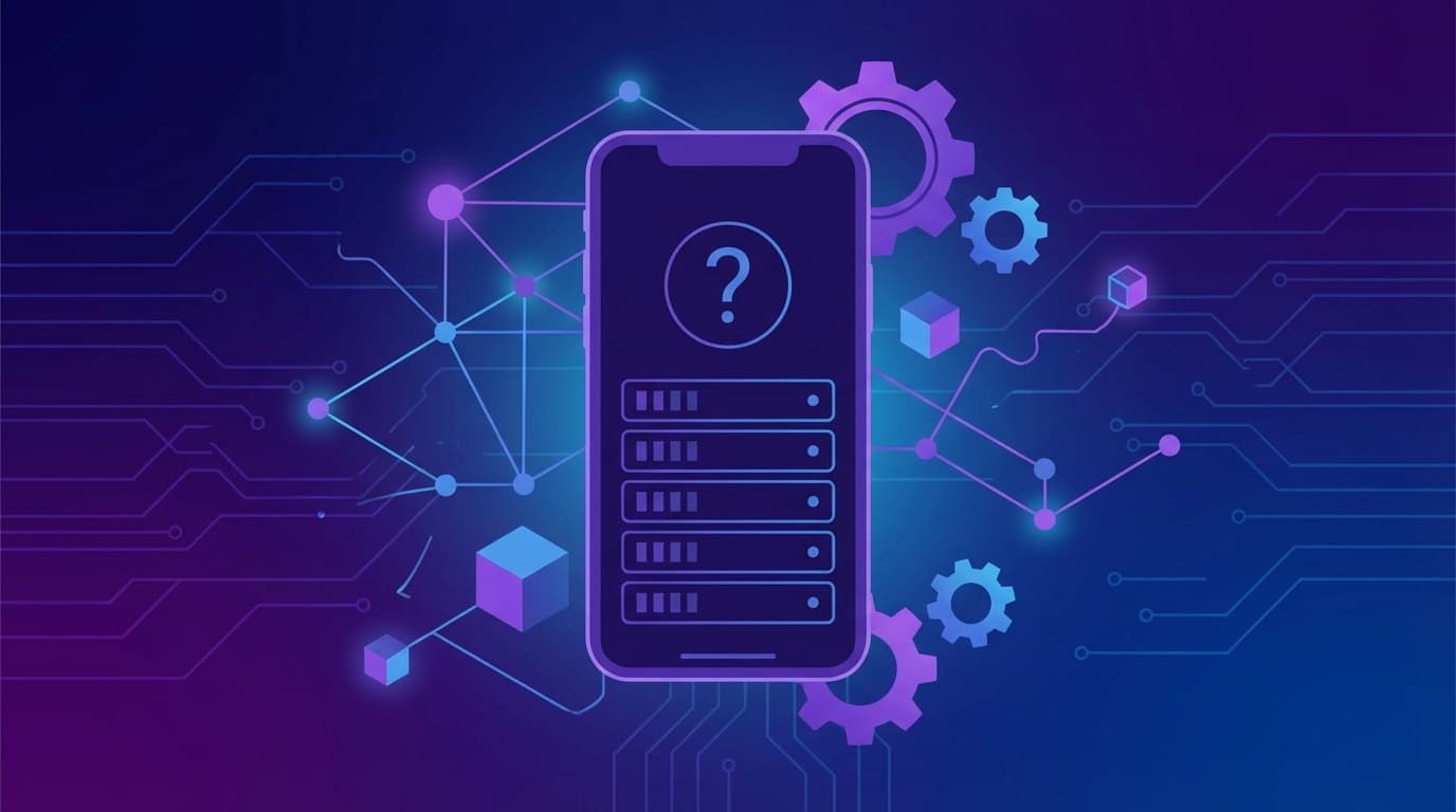 iPhone版Discordでサーバーが消えた・見れない問題のイメージイラスト