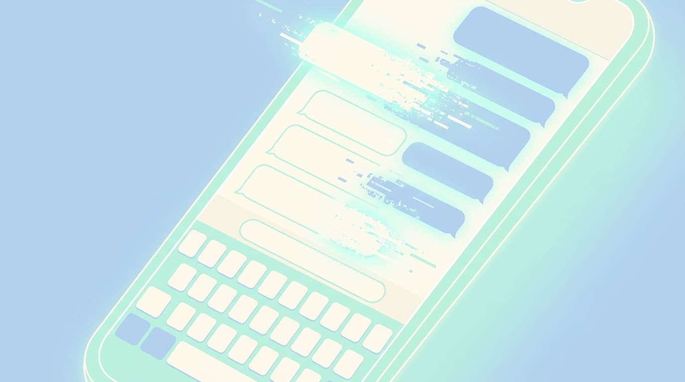 iPhoneのユーザ辞書が消えた・登録した単語が出てこないトラブルのイメージ