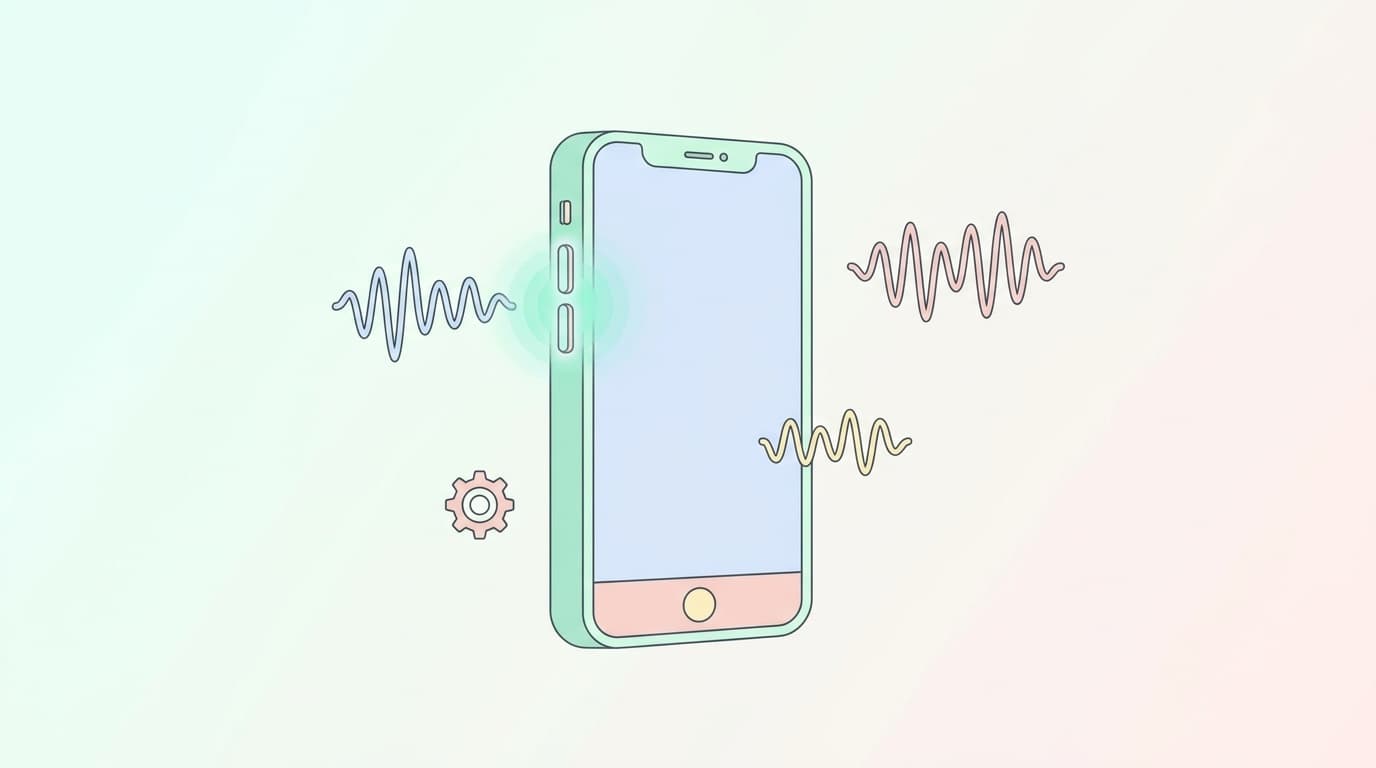 iPhoneの音量ボタンが効かない・音量が勝手に変わるトラブルのイメージイラスト