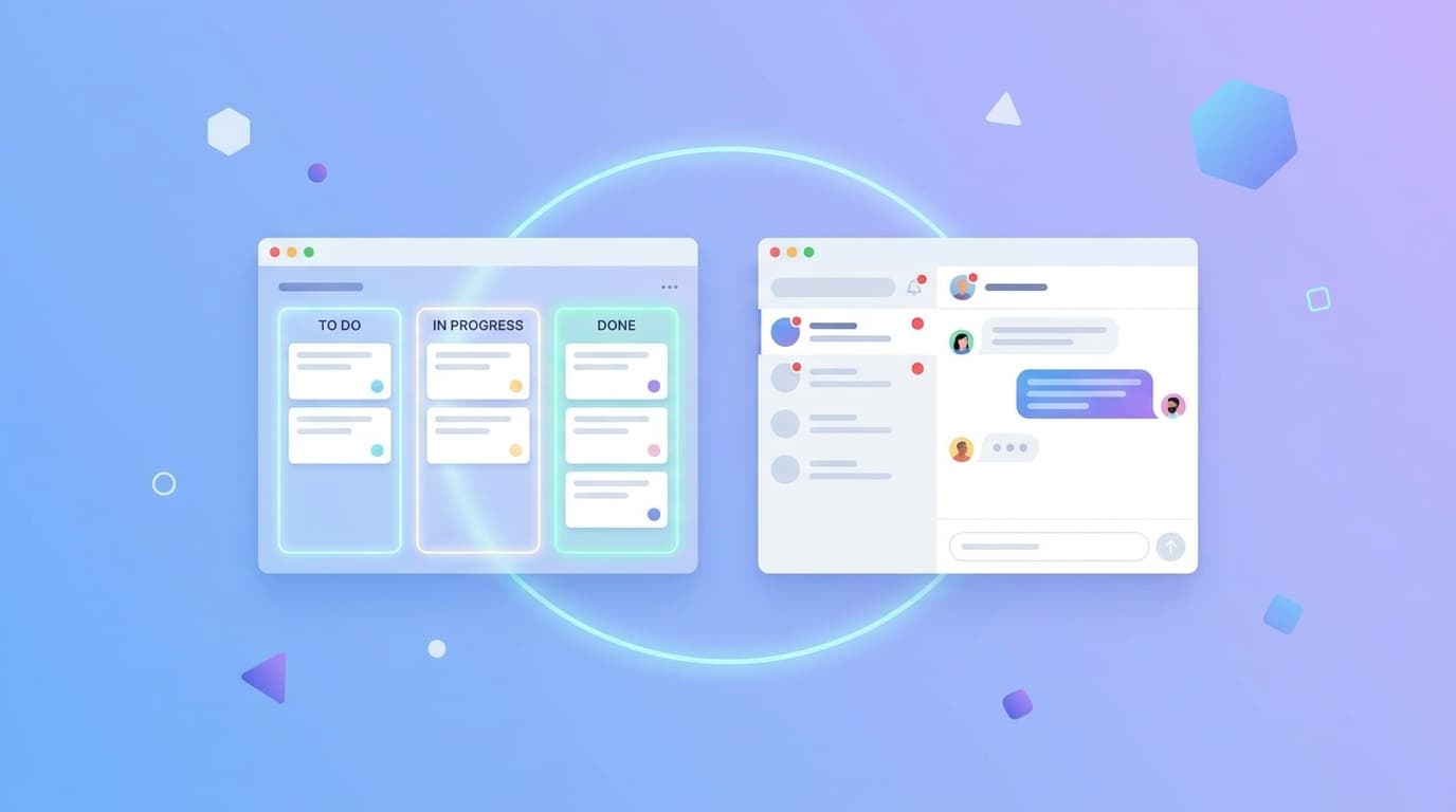 Notion×Slack連携によるタスク管理自動化のイメージイラスト