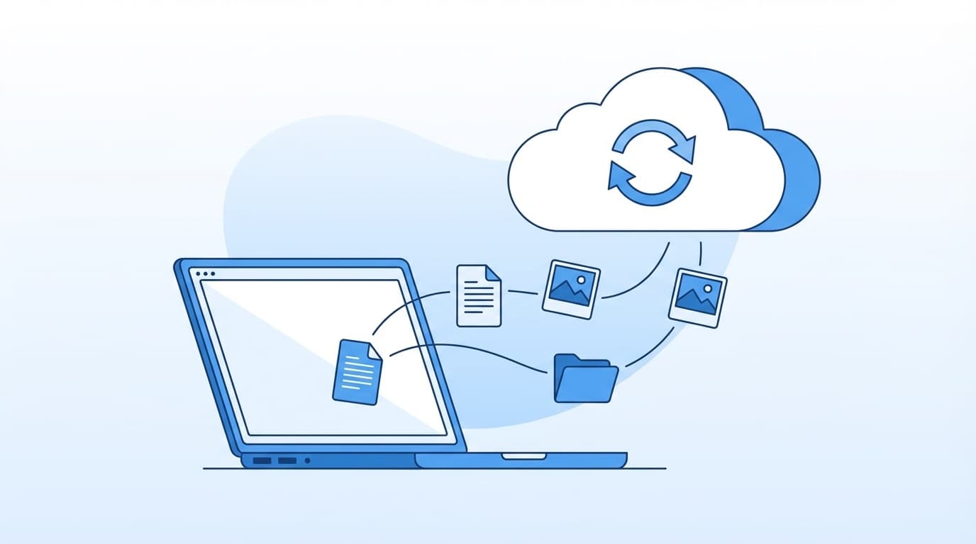OneDriveの同期が終わらない・保留中のまま進まない問題の対処法イメージ