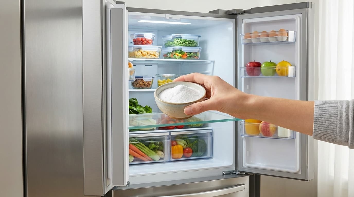 冷蔵庫の臭いの原因と消臭・掃除方法のイメージ