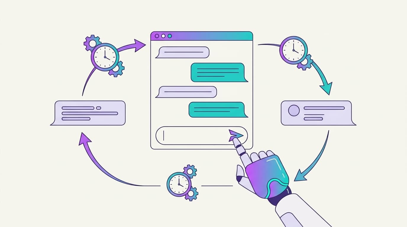 Slackワークフロービルダーによる定型連絡の自動化イメージ