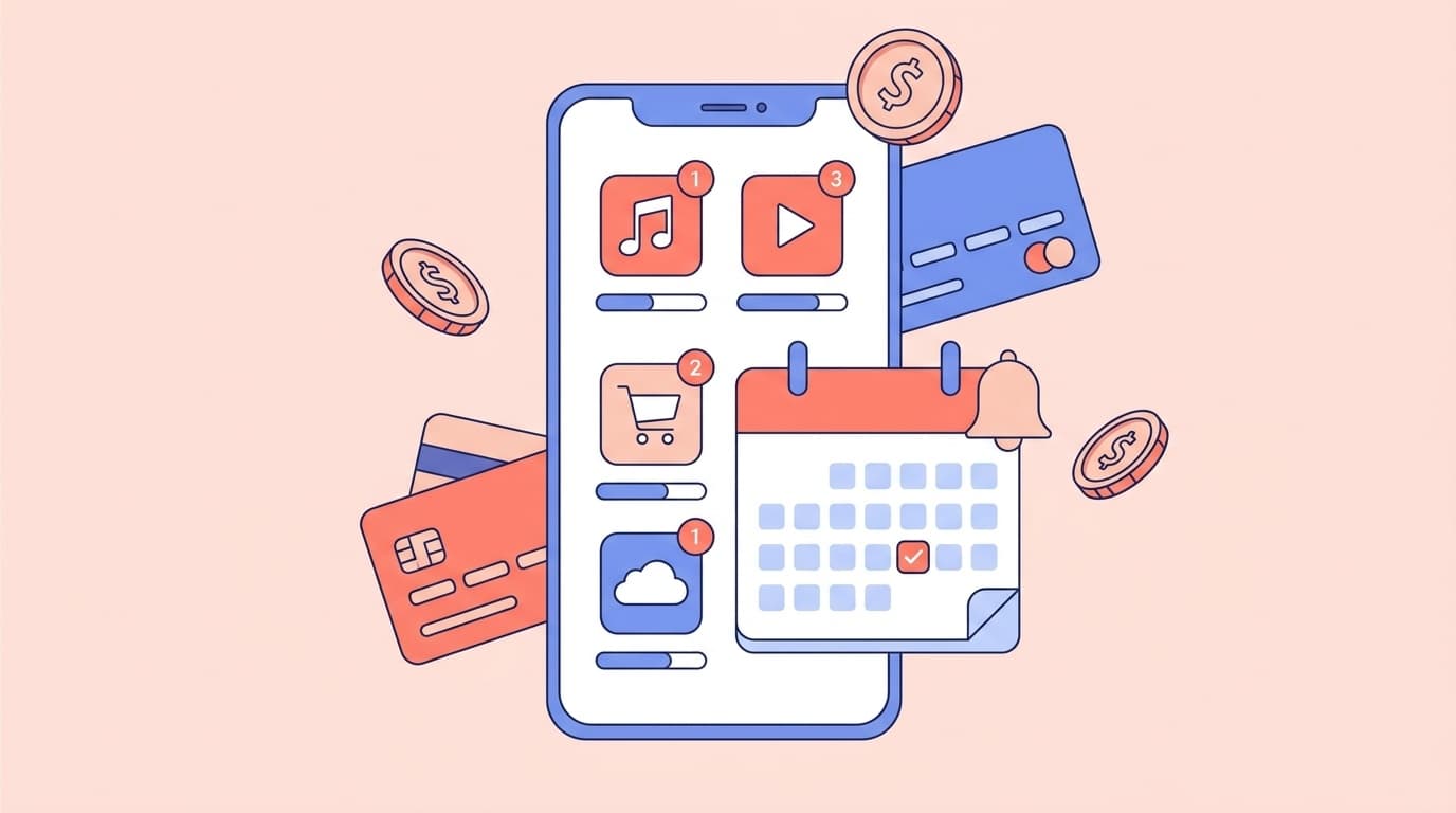 サブスクの無料トライアル解約忘れと返金申請のイメージ