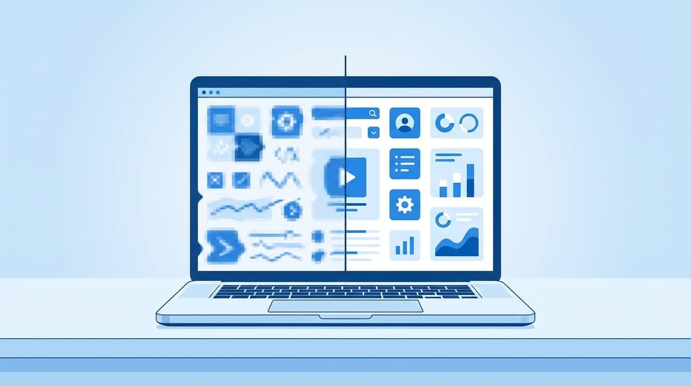 Windows 11のディスプレイスケーリングで文字がぼやける問題のビフォーアフターイメージ