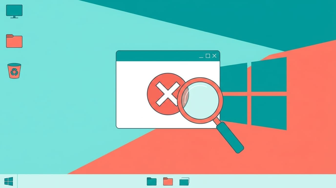 Windows 11で特定のアプリが起動しないエラーを調査するイメージ