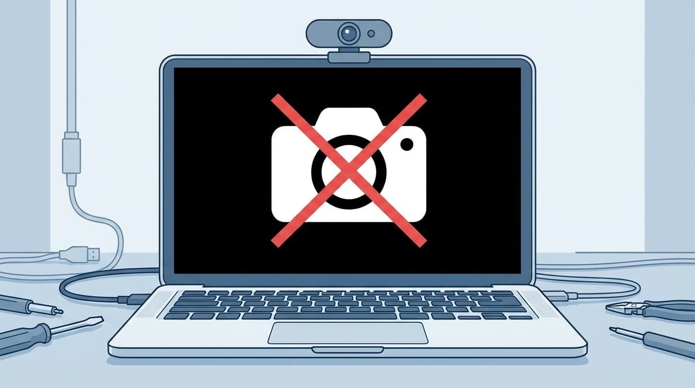 Windows 11でWebカメラが映らない・認識されないトラブルの対処法イメージ