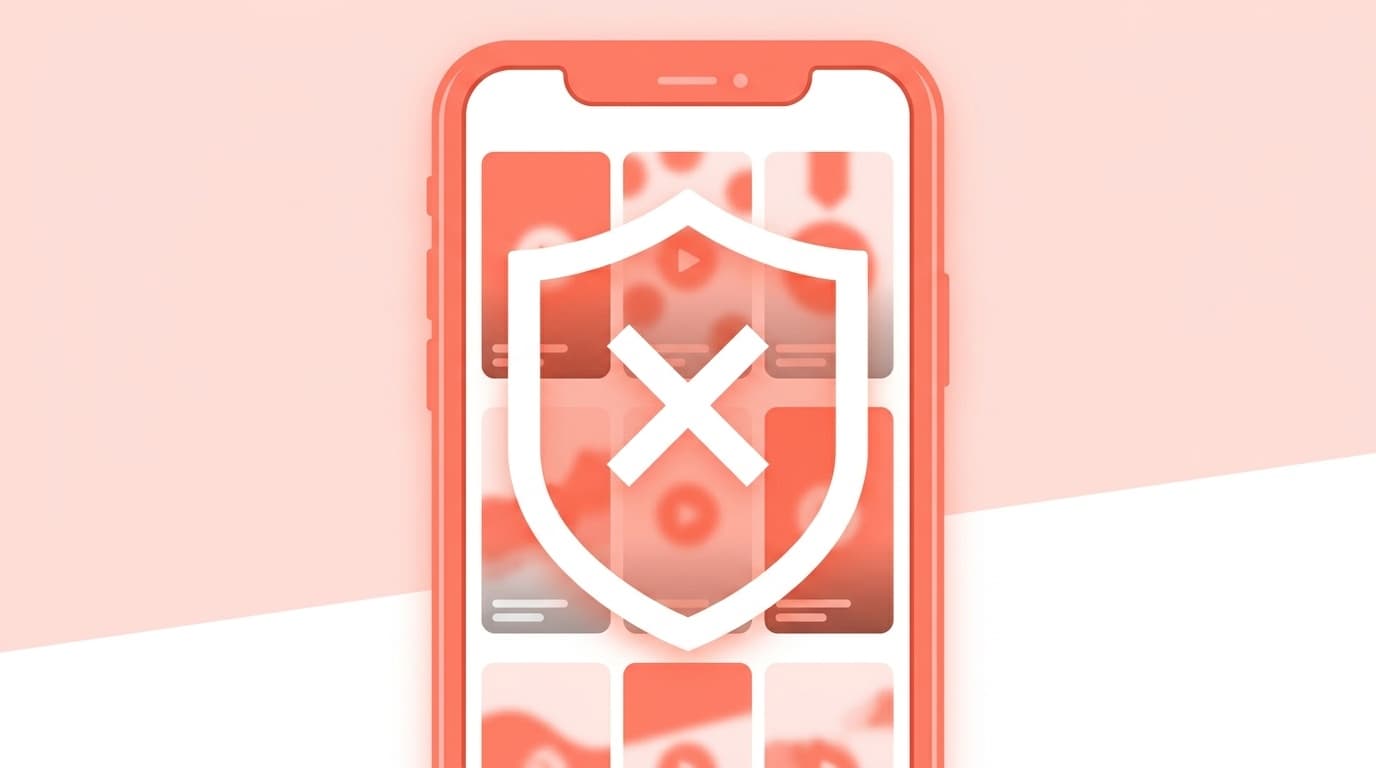 YouTubeショート動画の非表示・ブロック方法を解説するイメージ