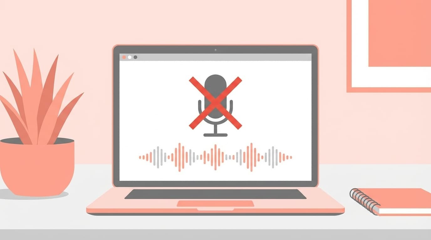 Zoom会議でマイクが入らないトラブルのイメージ画像